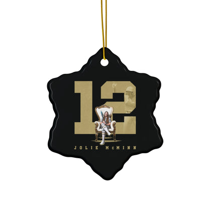 Jolie McMinn Ceramic Ornament