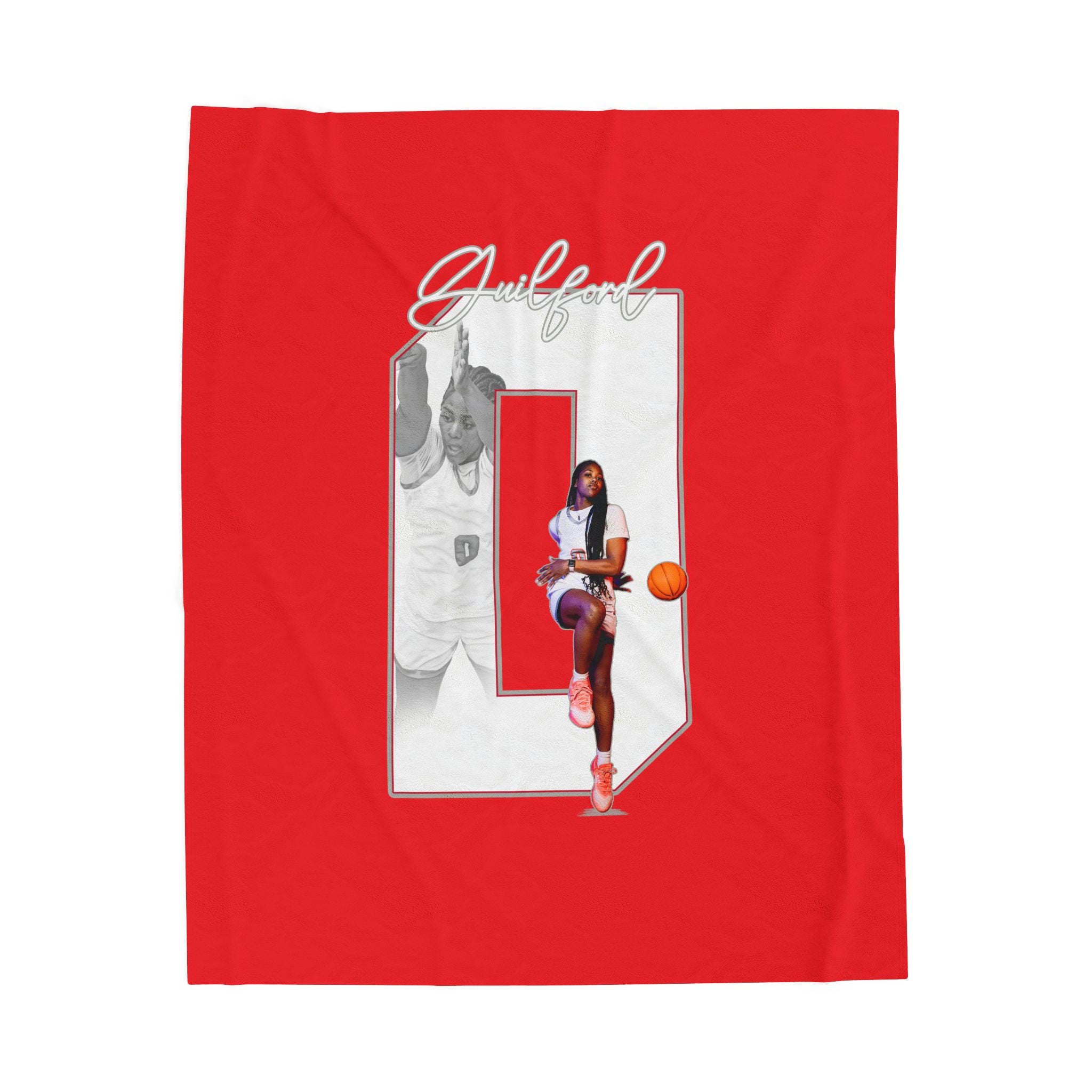 Andrea Guilford Velveteen Plush Blanket