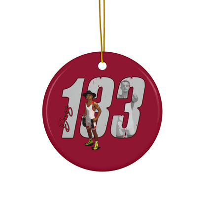 CJ Davis Ceramic Ornament