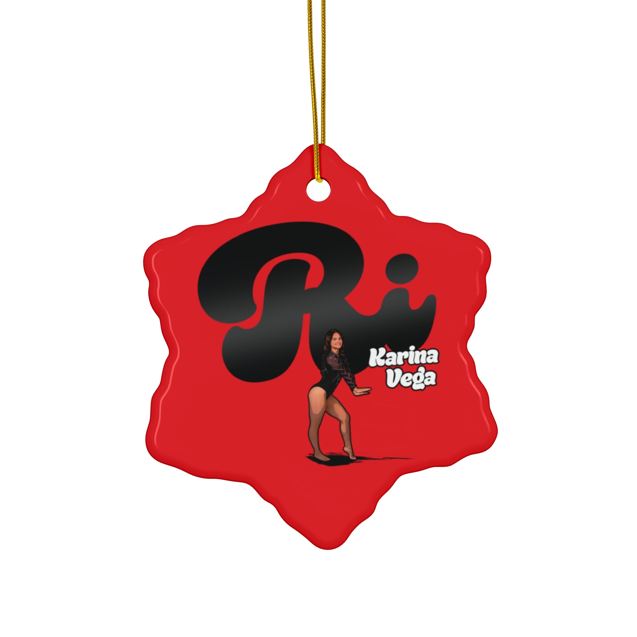 Karina Vega Ceramic Ornament