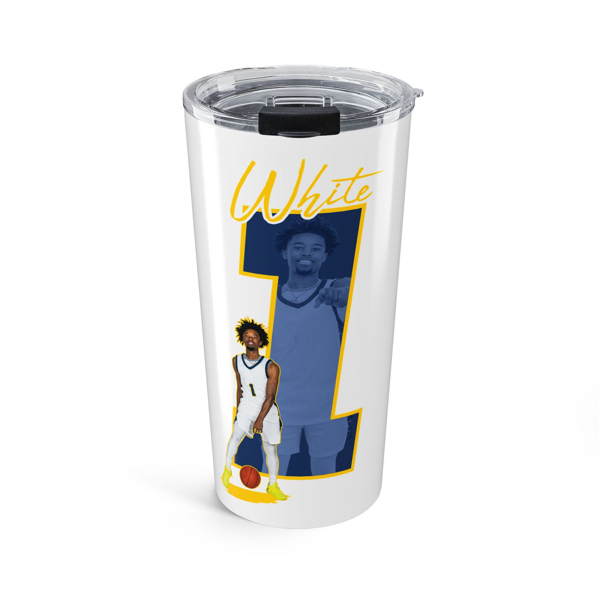 Rapheal White Tumbler Mug