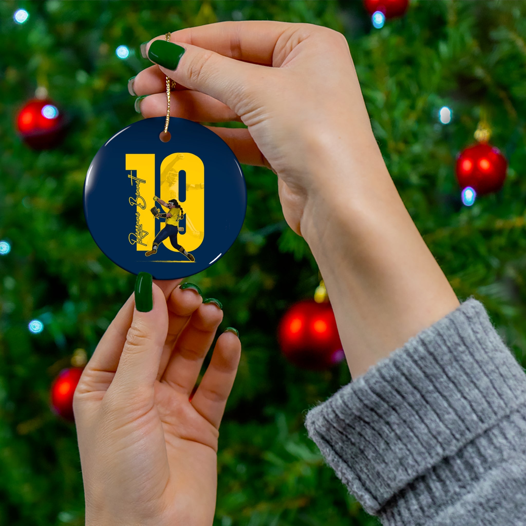Reganne Bennett Ceramic Ornament