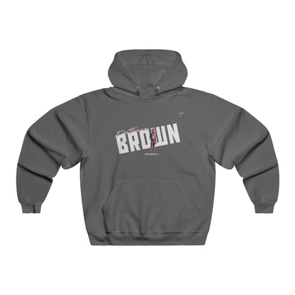 De'Traun Brown Vintage Hoodie