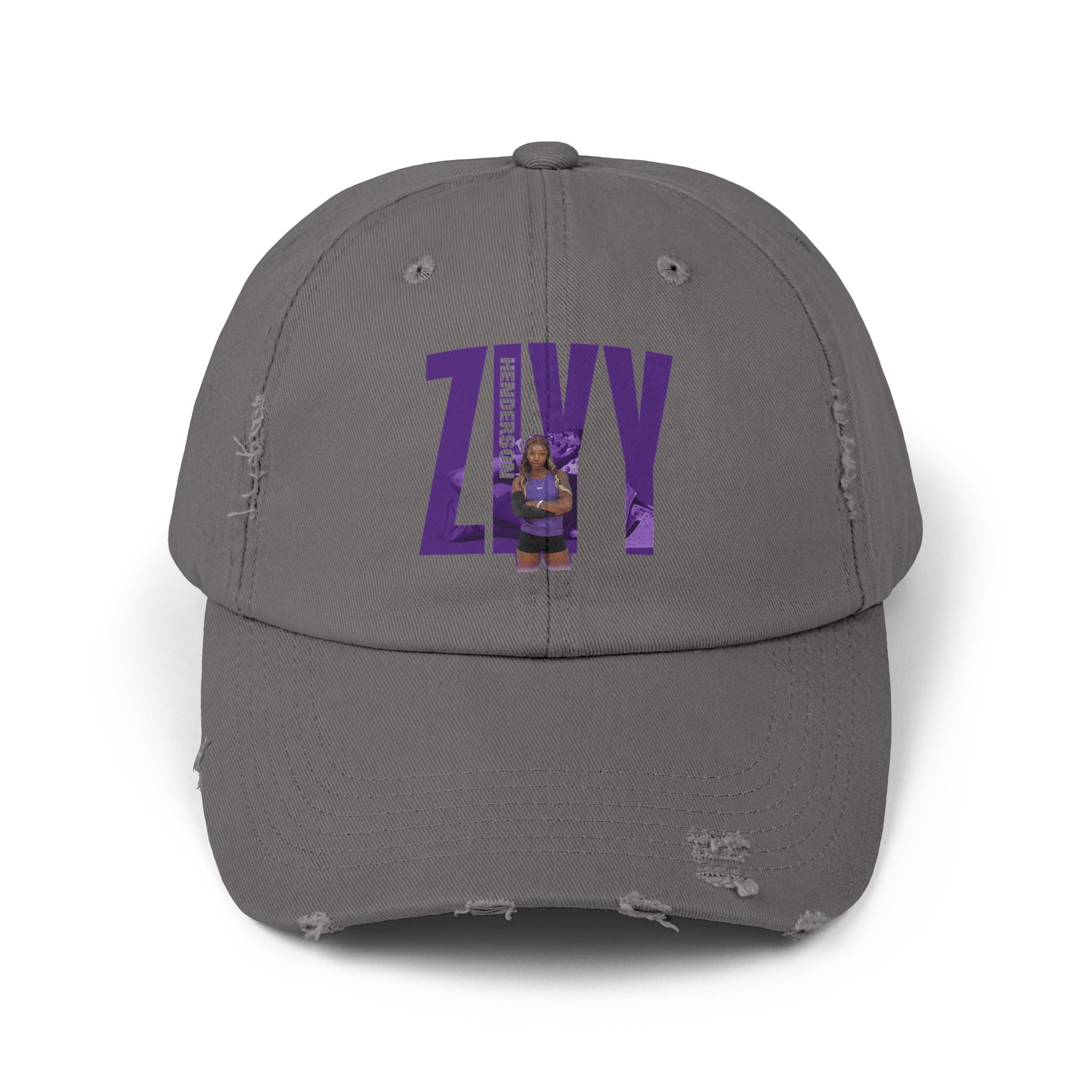 Ziykila Henderson Distressed Dad Cap