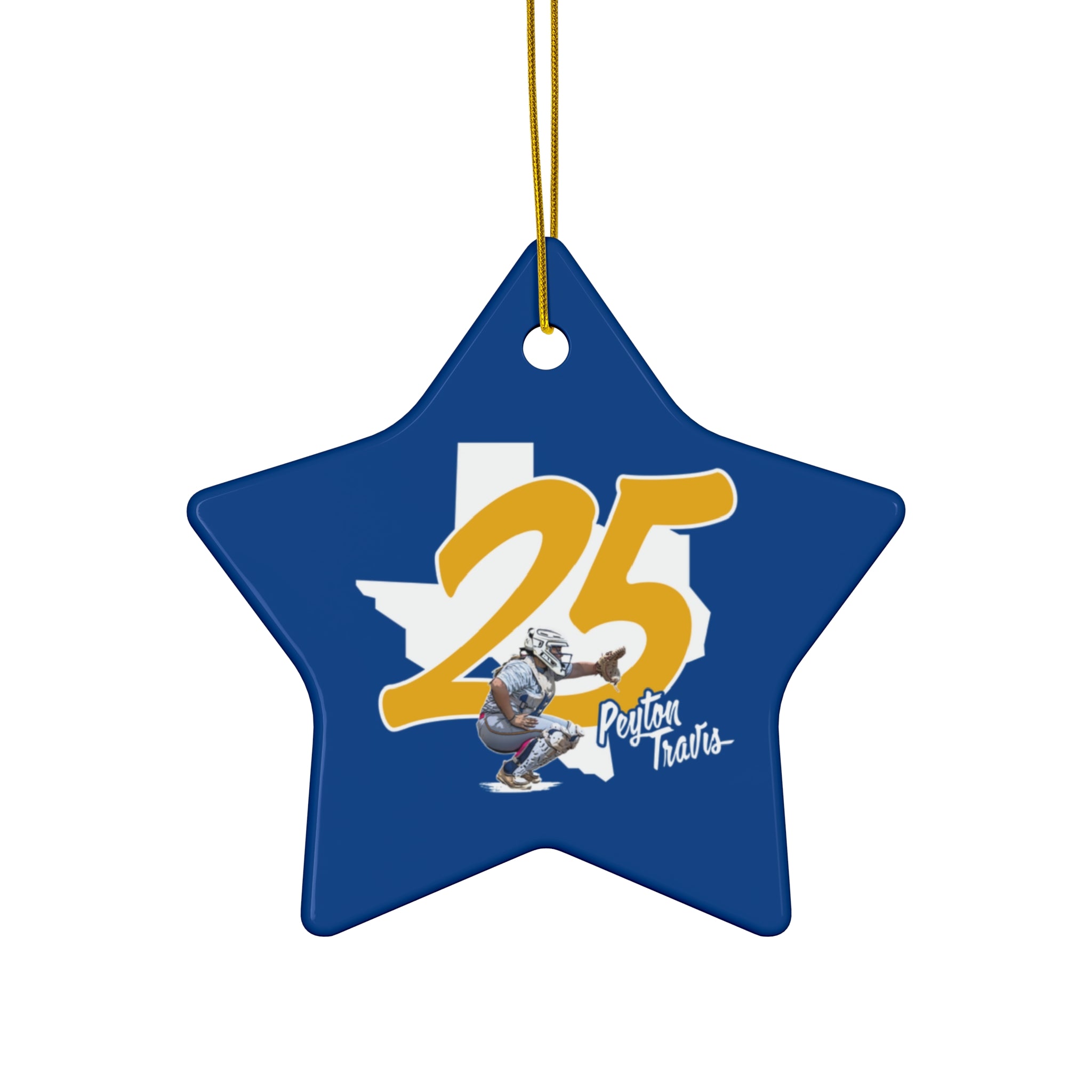 Peyton Travis Ceramic Ornament