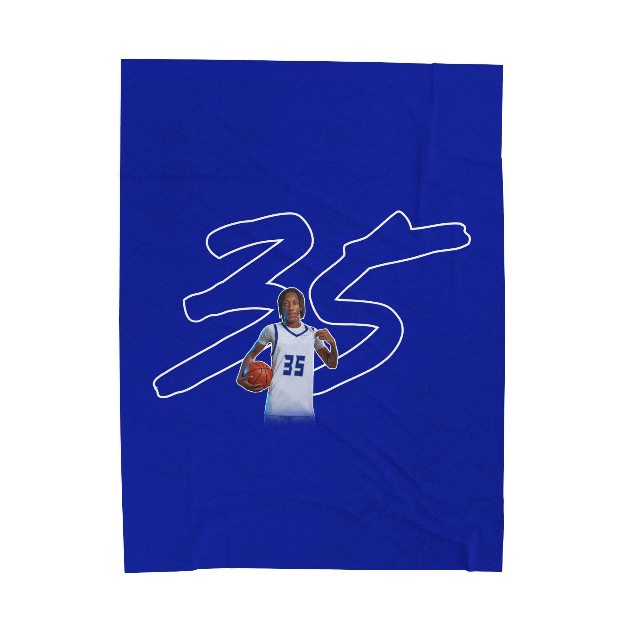 Tarik Huff Velveteen Plush Blanket