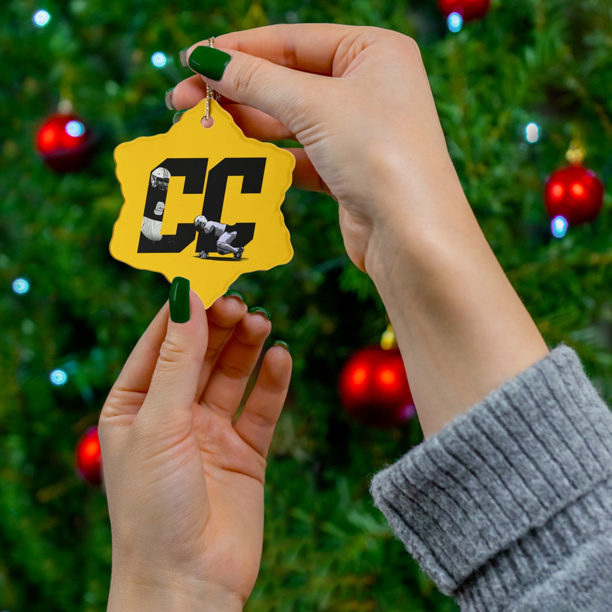 Carson Combs Ceramic Ornament