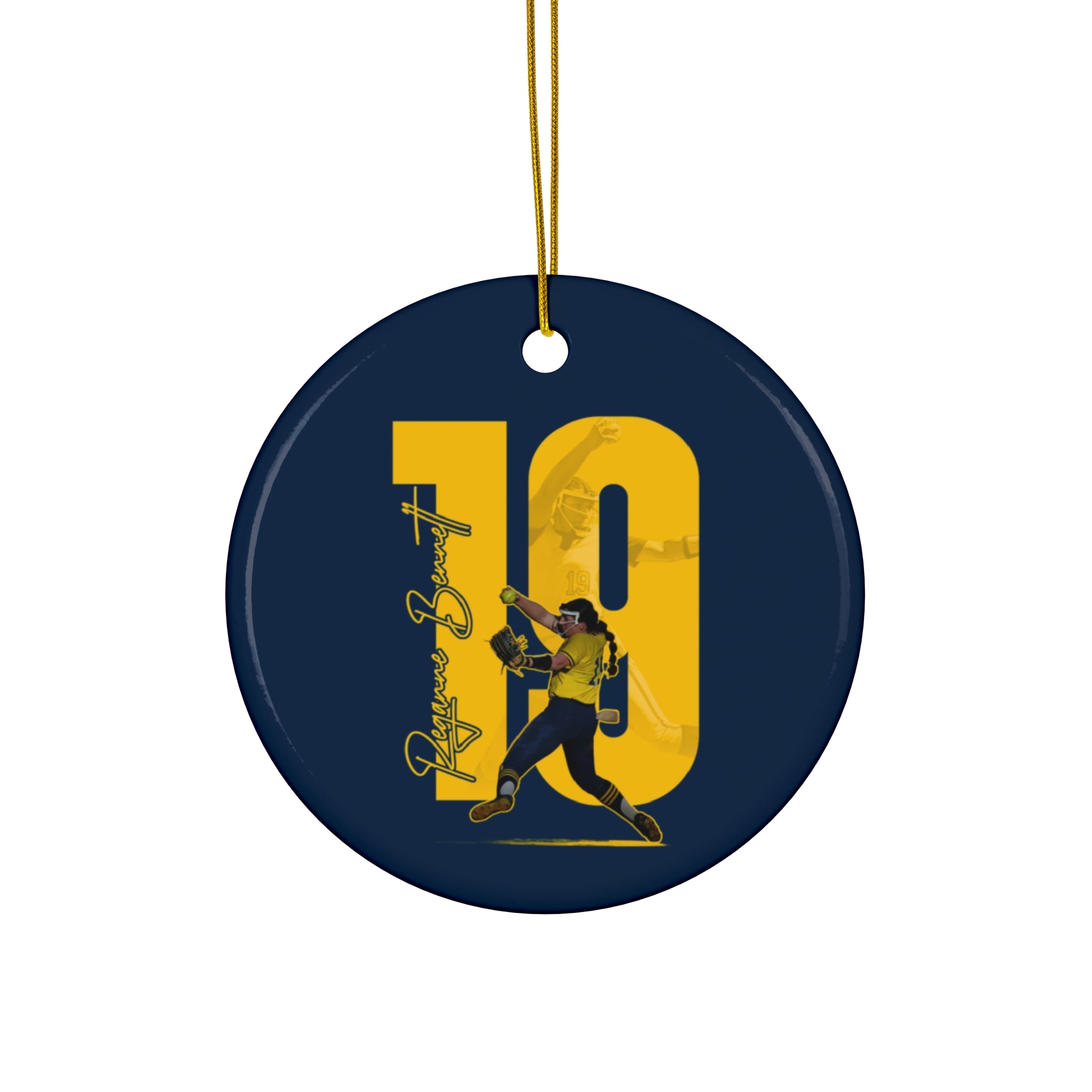 Reganne Bennett Ceramic Ornament