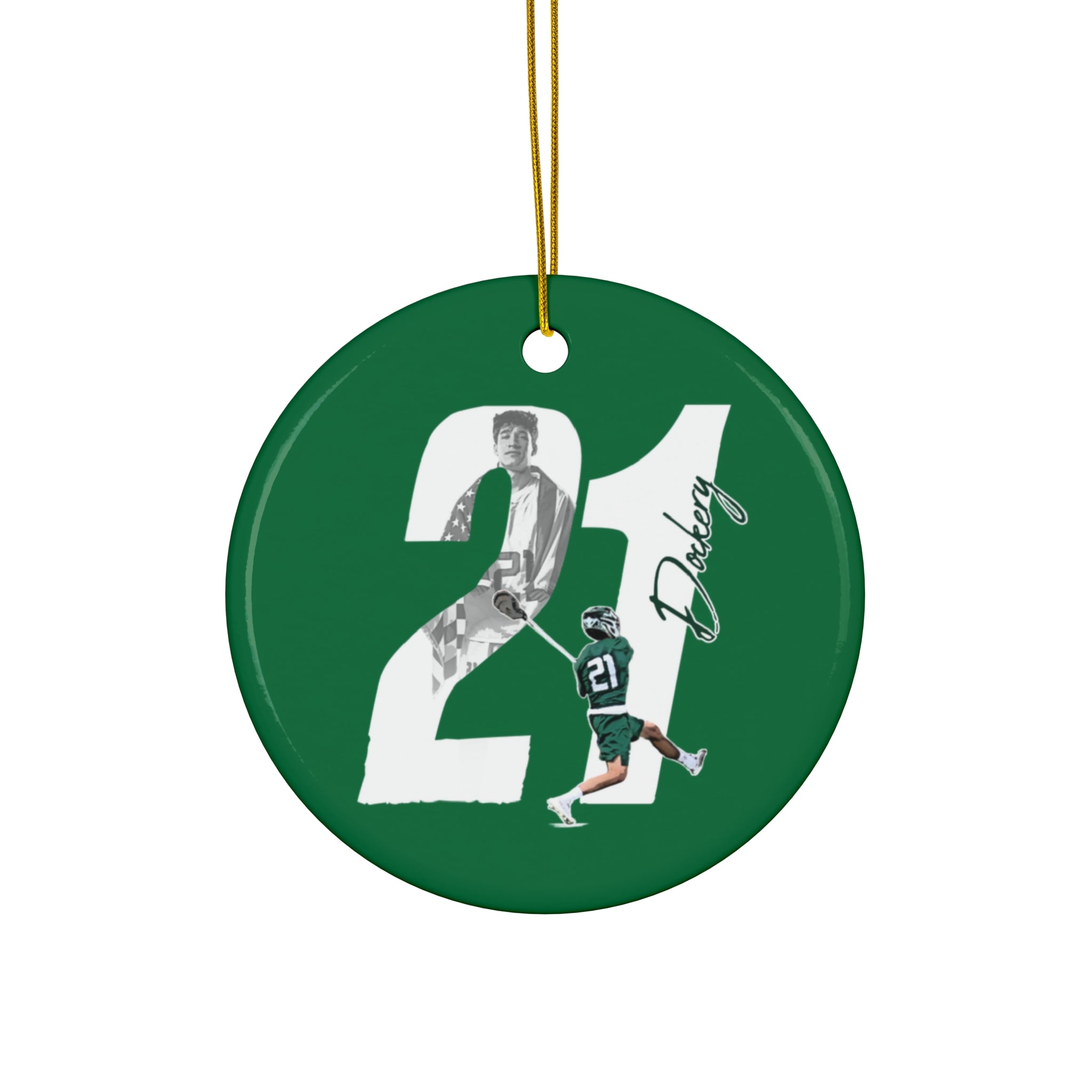 Xavier Dockery Ceramic Ornament