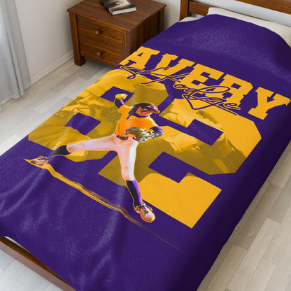 Avery Hodge Velveteen Plush Blanket