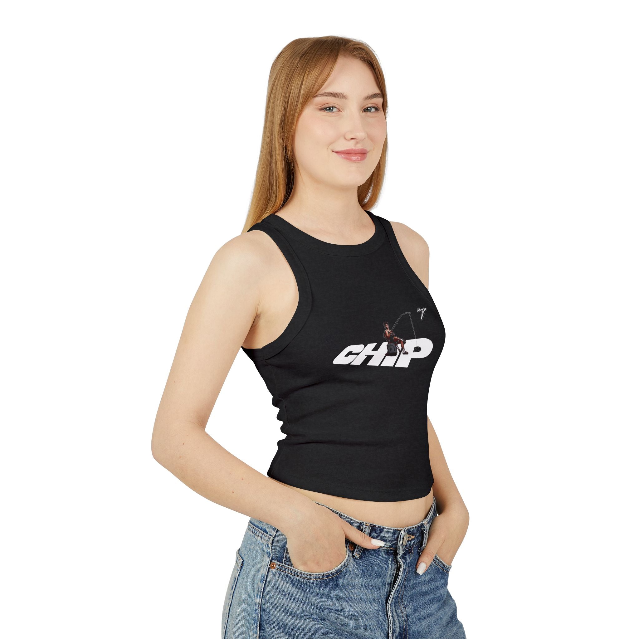 Chip Guzman Women's Micro Rib Racer Tank Top