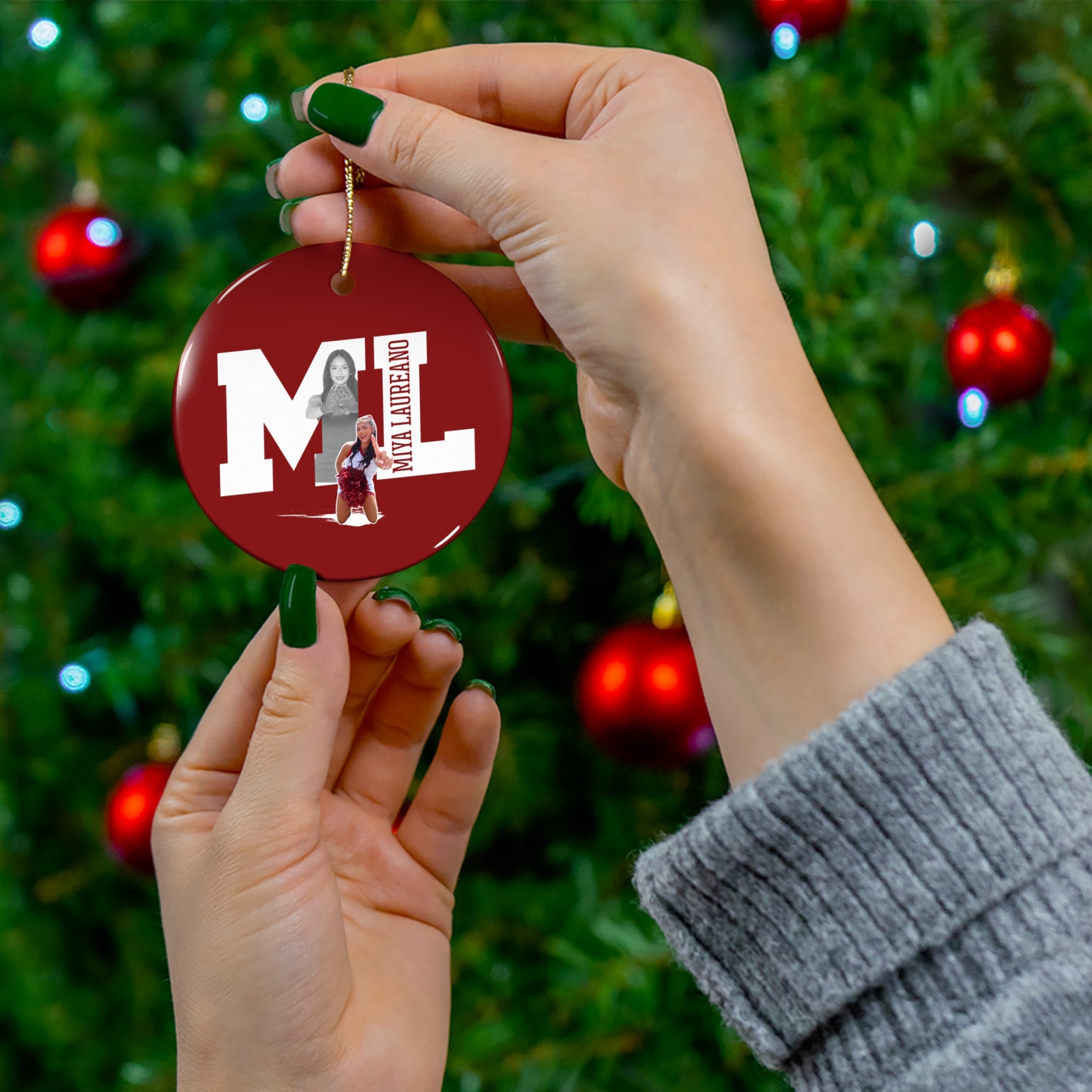 Miya Laureano Ceramic Ornament
