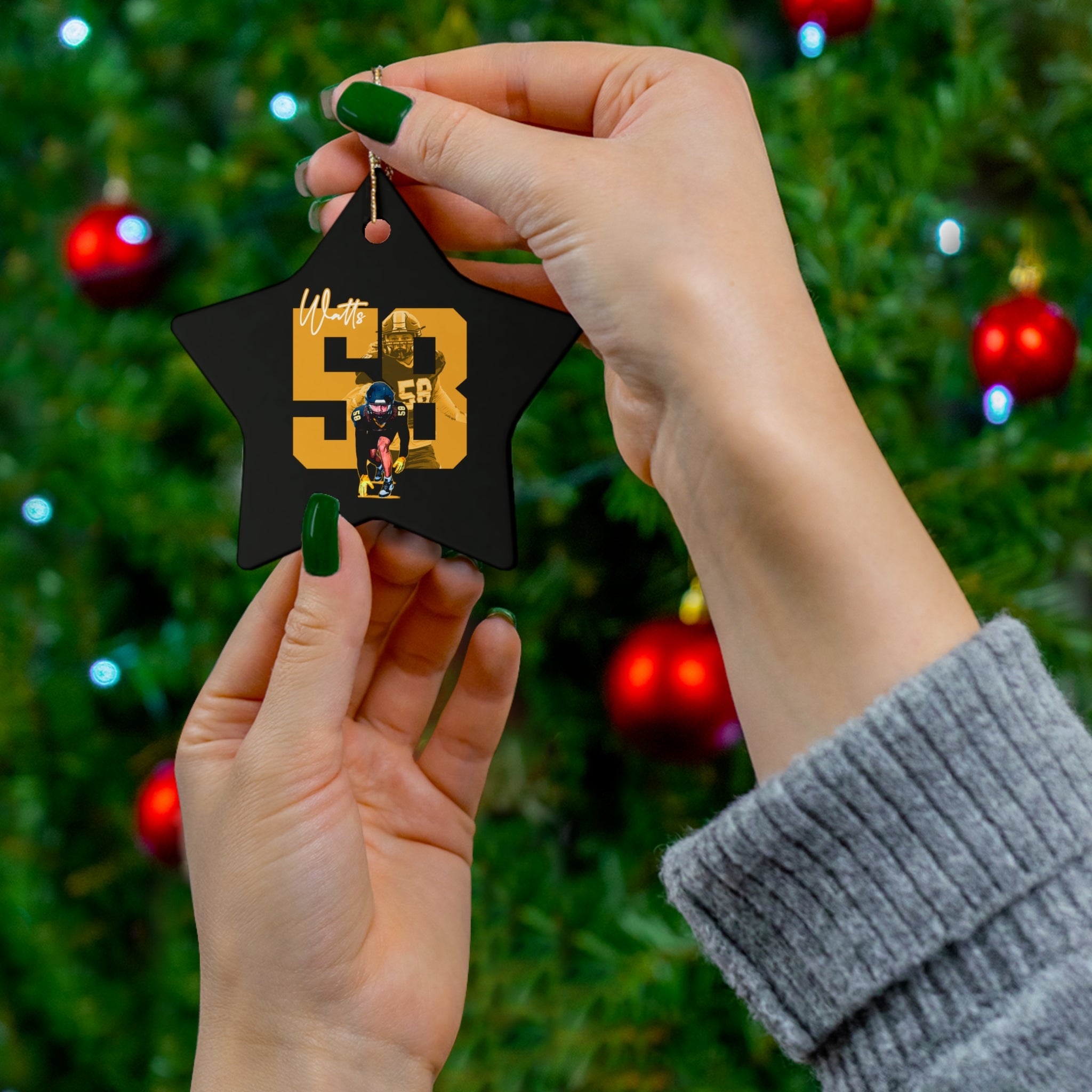 Kaden Watts Ceramic Ornament