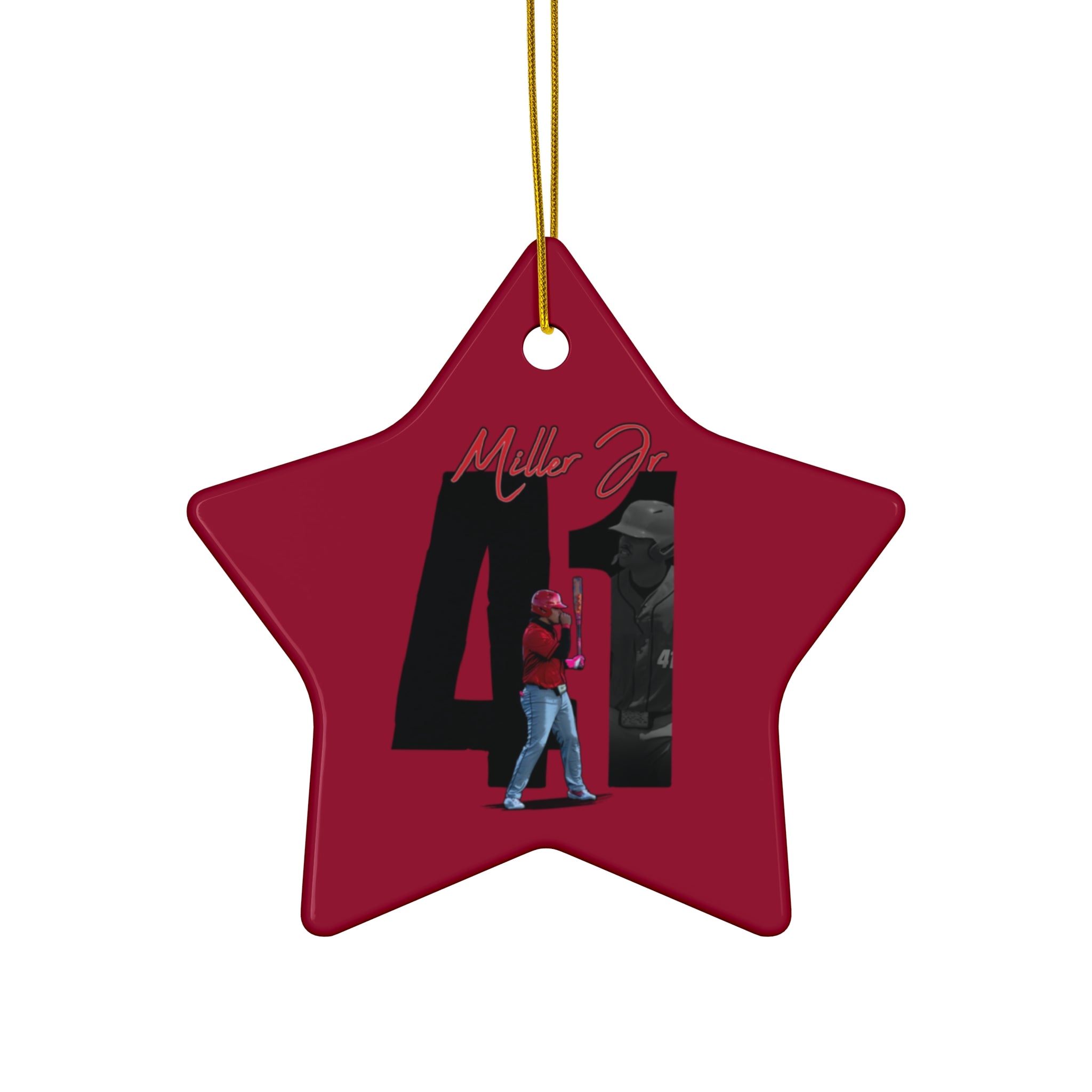 Kenny Miller Jr Ceramic Ornament