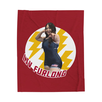 Olivia Furlong Velveteen Plush Blanket
