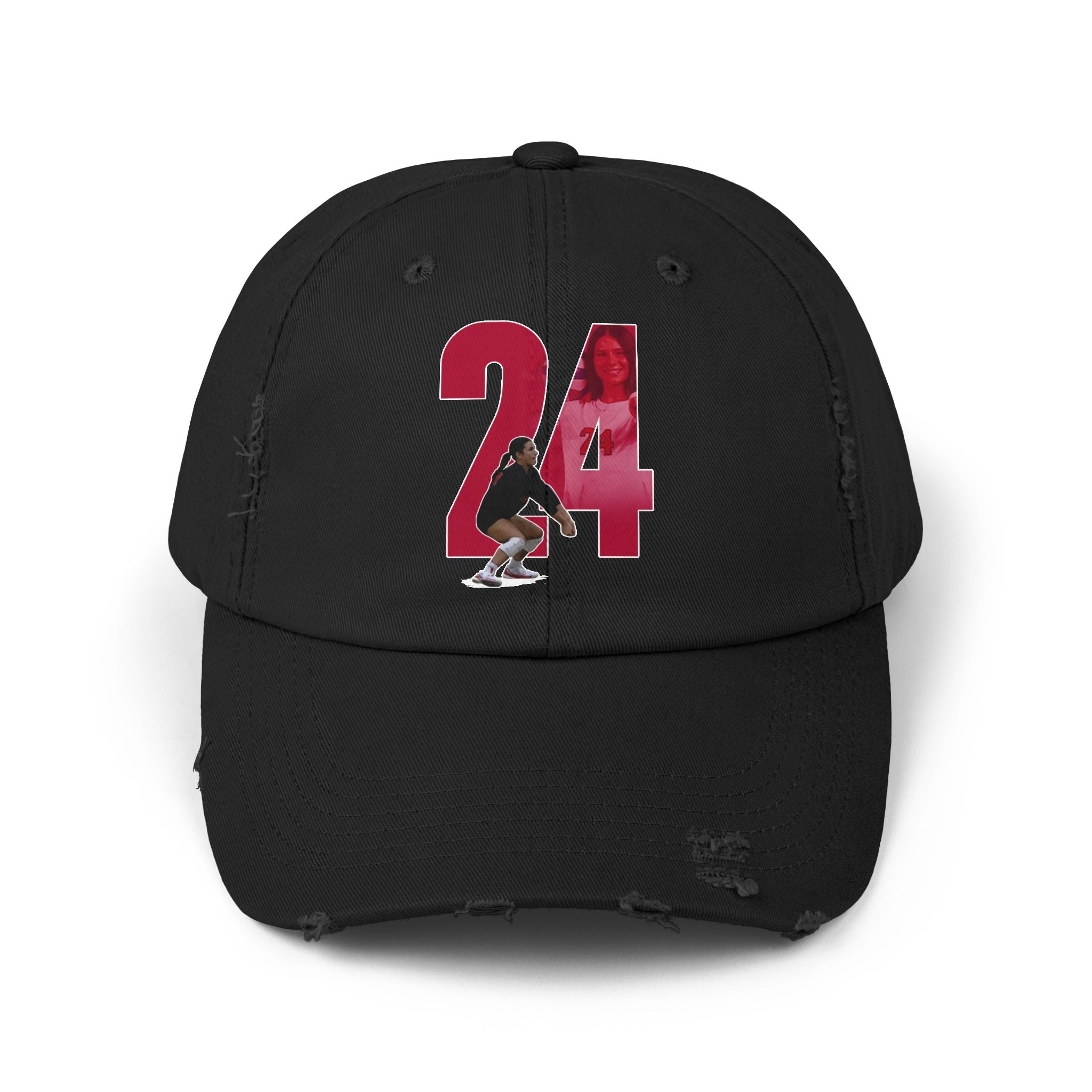 Aleesa Zebold Distressed Dad Cap