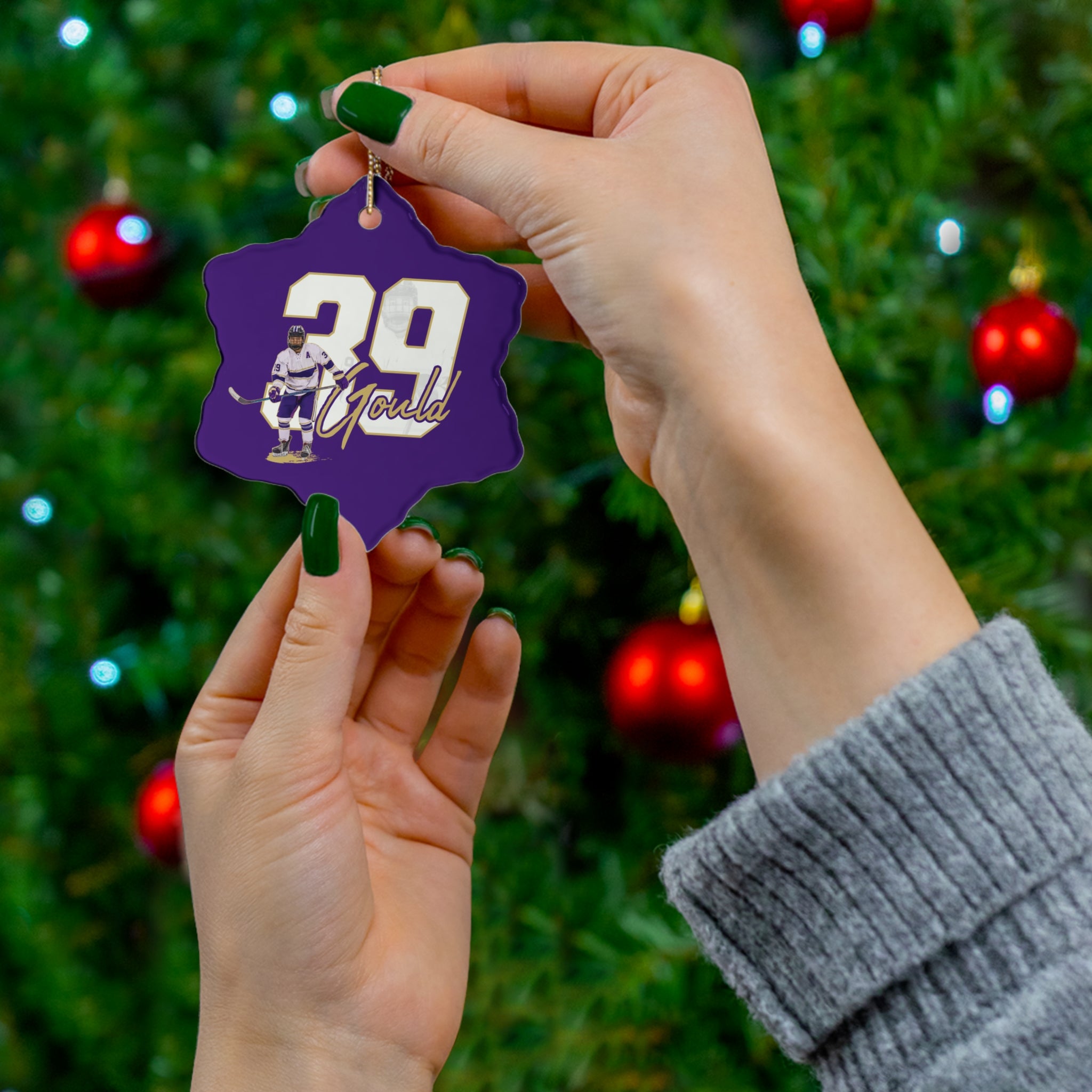 Evan Gould Ceramic Ornament