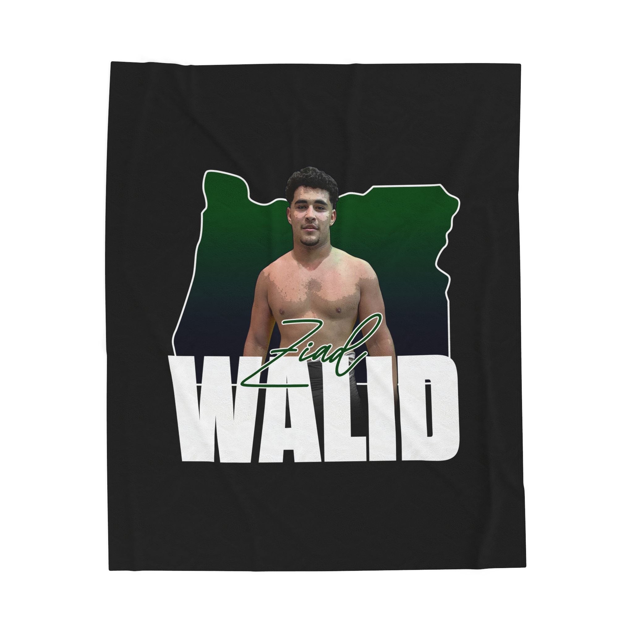 Ziad Walid Velveteen Plush Blanket