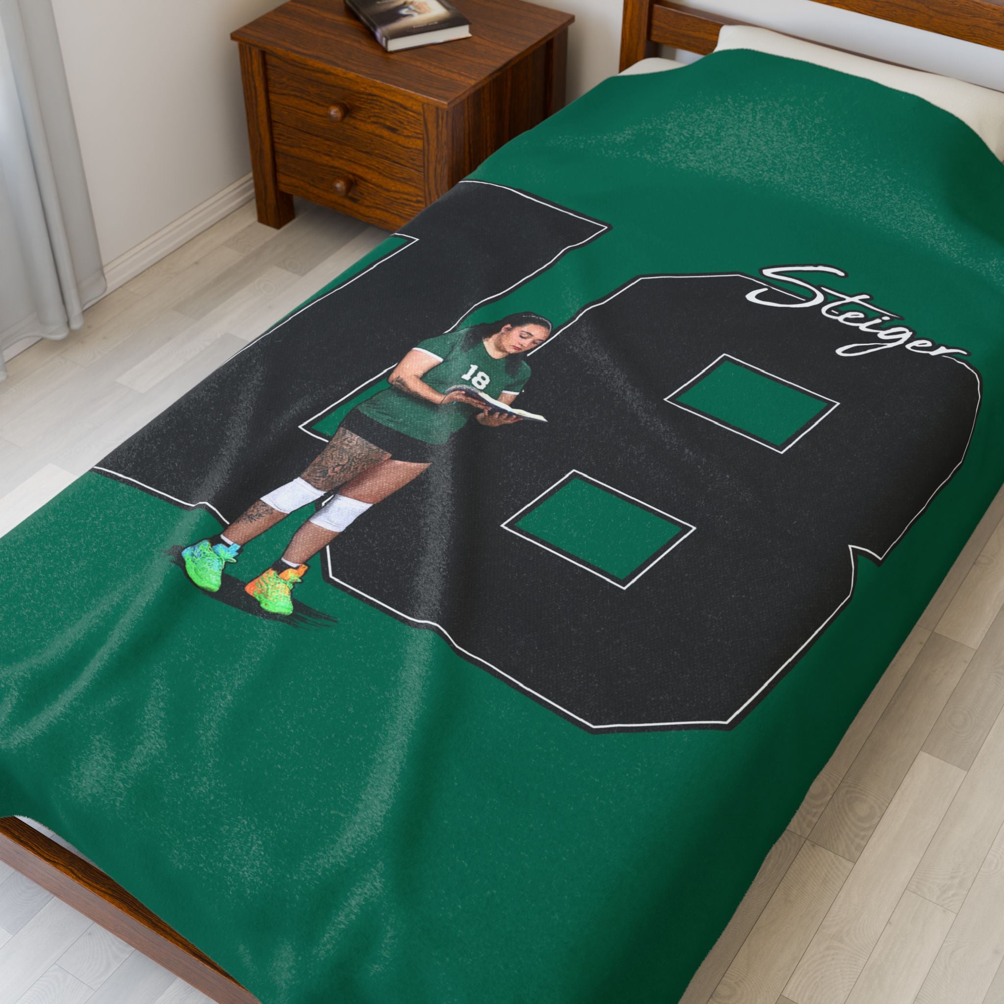 Angelina Steiger Velveteen Plush Blanket