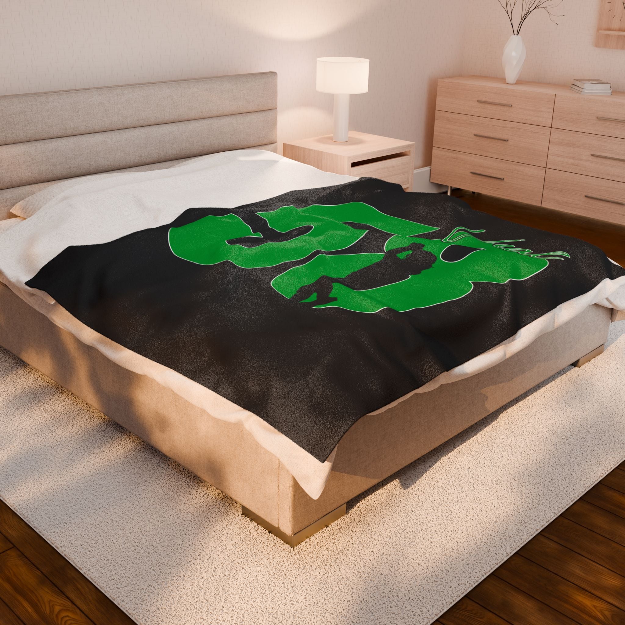 Maddie Veal Velveteen Plush Blanket
