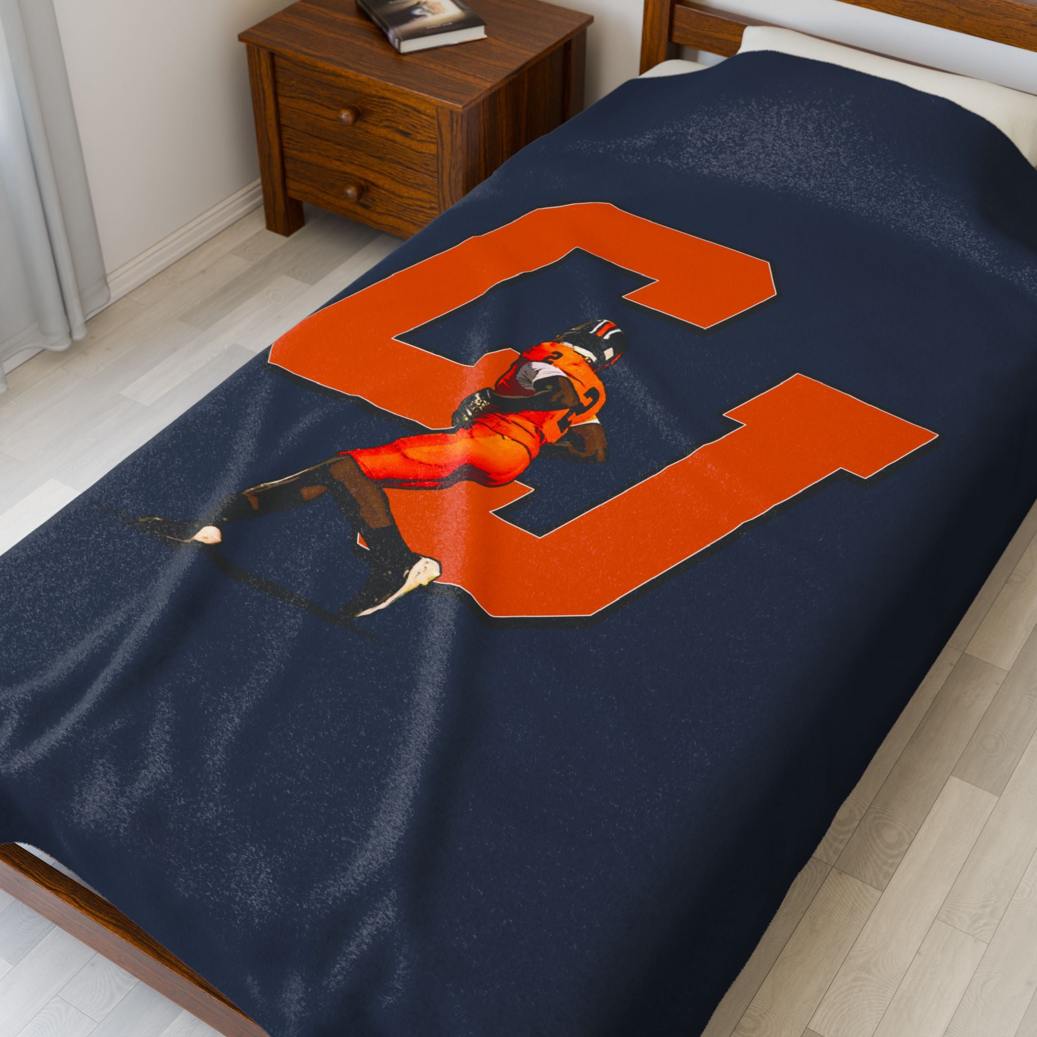 Jaylan Williams Velveteen Plush Blanket