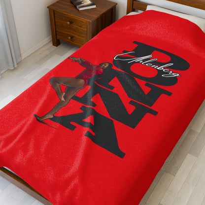 Donna Uhlenberg Velveteen Plush Blanket