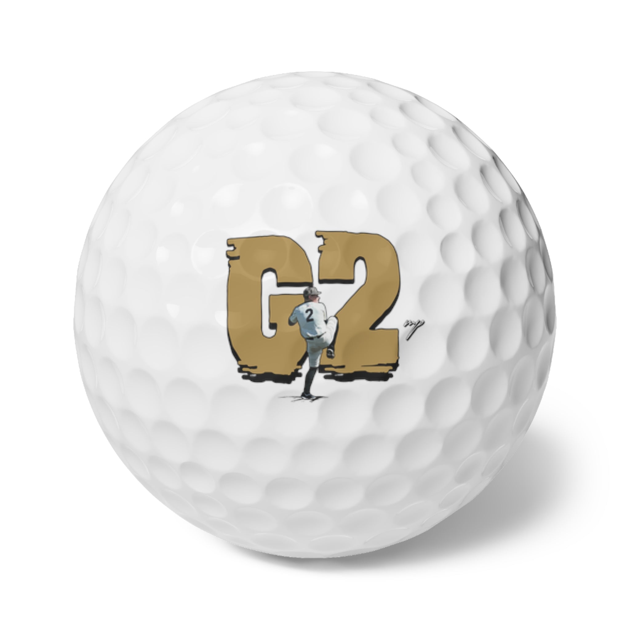 Grant Garman Golf Balls, 6pc