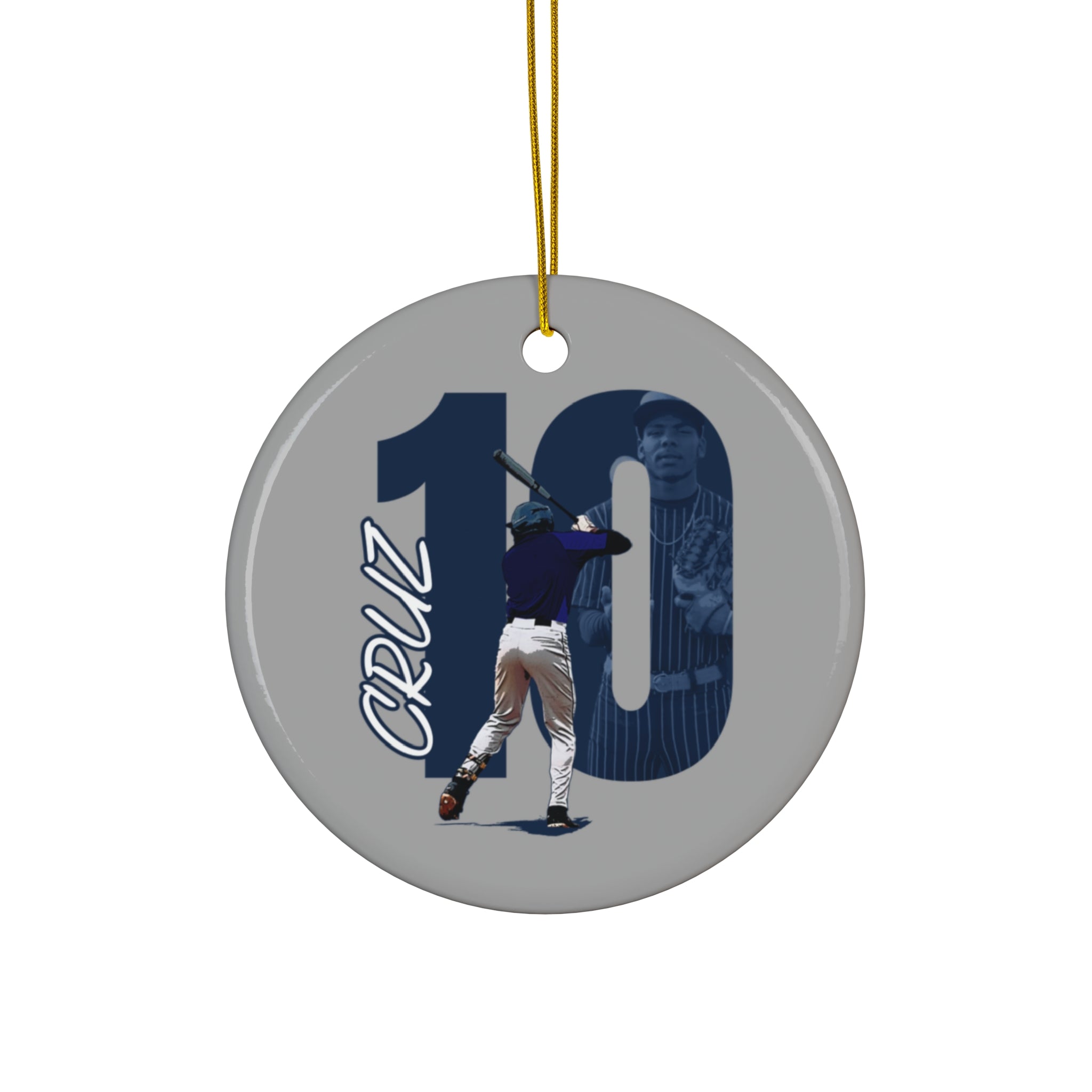 Kevin Cruz Ceramic Ornament