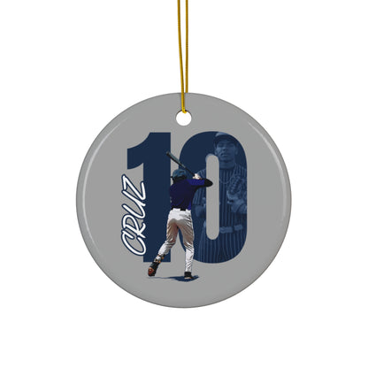 Kevin Cruz Ceramic Ornament