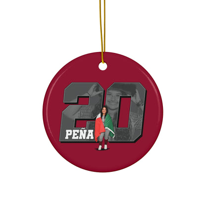 Miranda Pena Ceramic Ornament