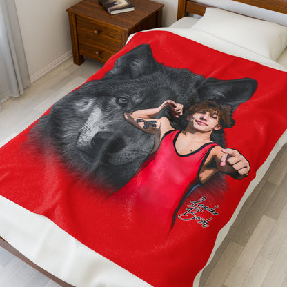 Lander Bosh Velveteen Plush Blanket