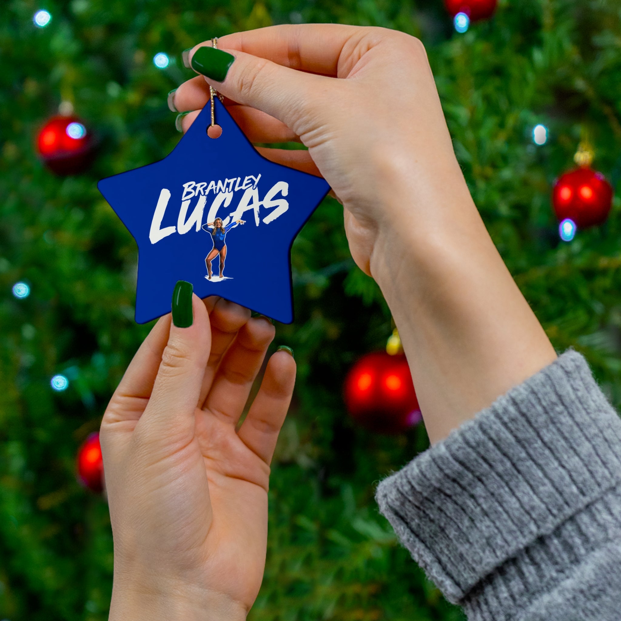 Brantley Lucas Ceramic Ornament