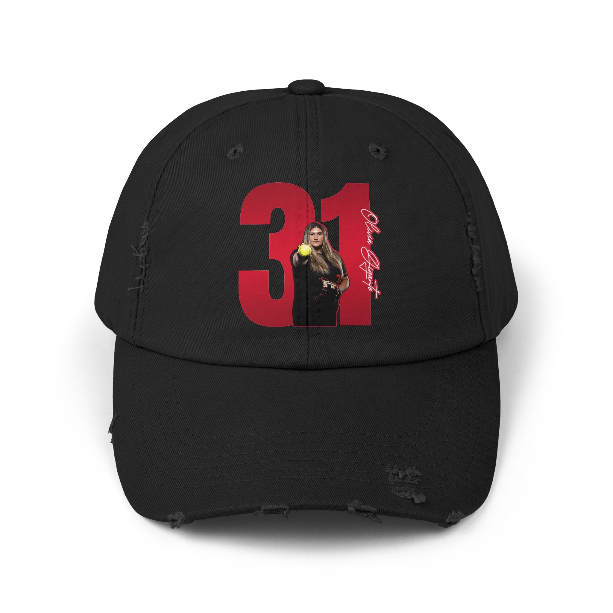 Olivia Gigante Distressed Dad Cap