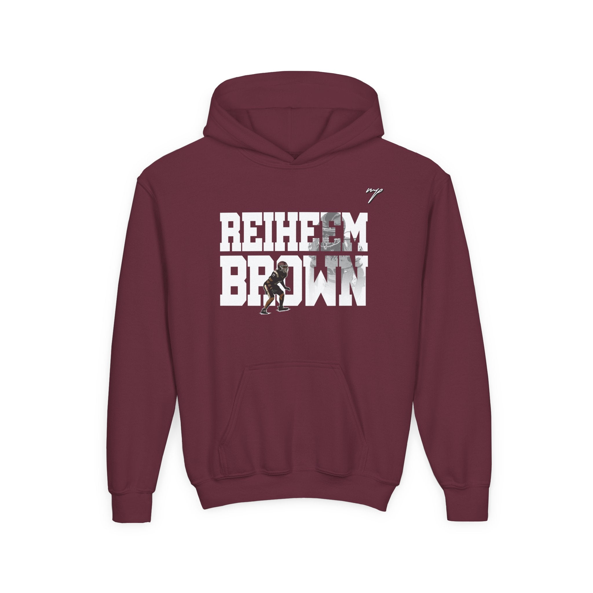 Reiheem Brown Youth Hoodie