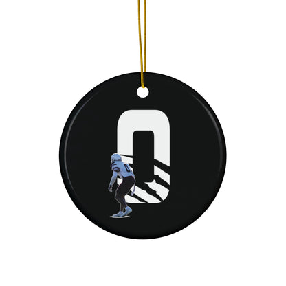 Aaron Cyrus Ceramic Ornament