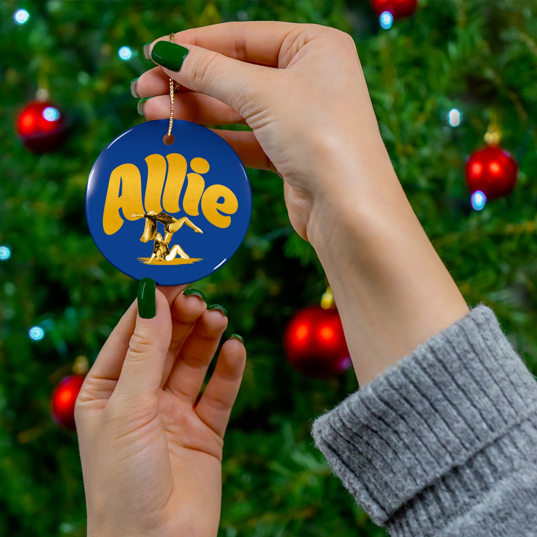 Allie Call Ceramic Ornament