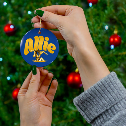 Allie Call Ceramic Ornament