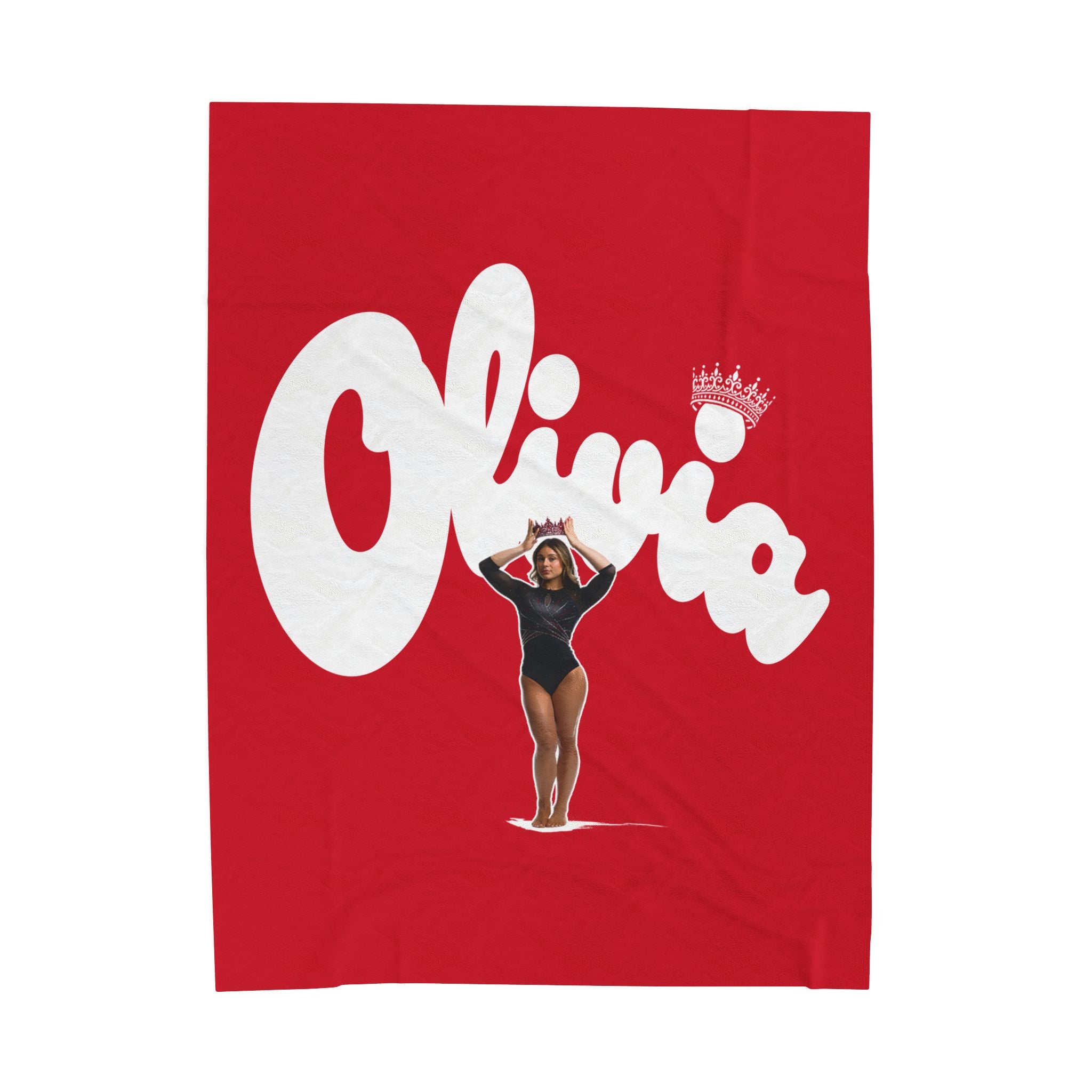 Olivia Dinovi Velveteen Plush Blanket