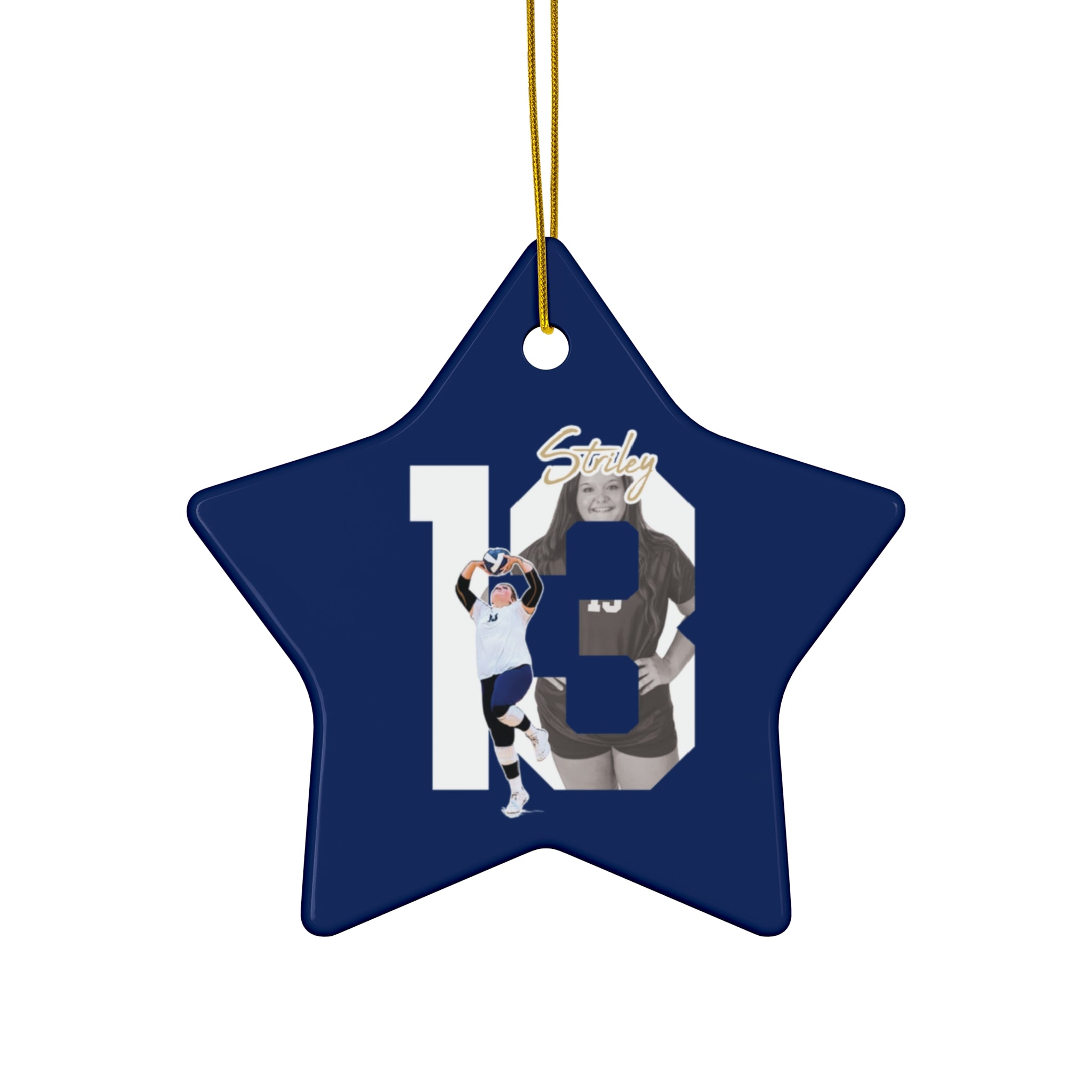 Michelle Striley Ceramic Ornament