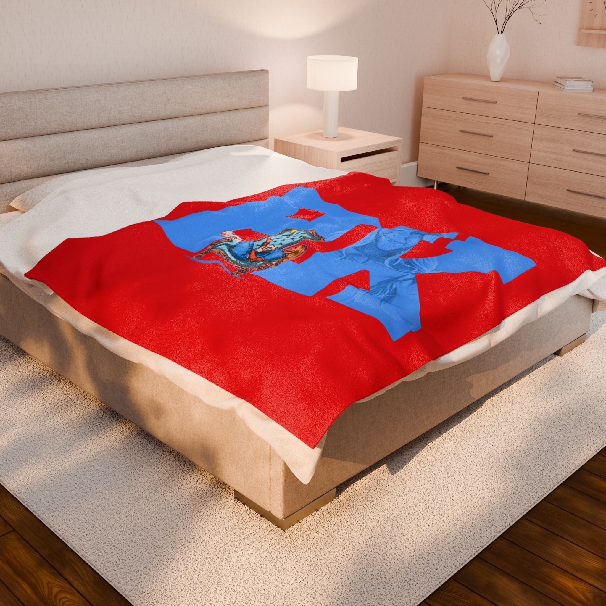 Payton Kennedy Velveteen Plush Blanket