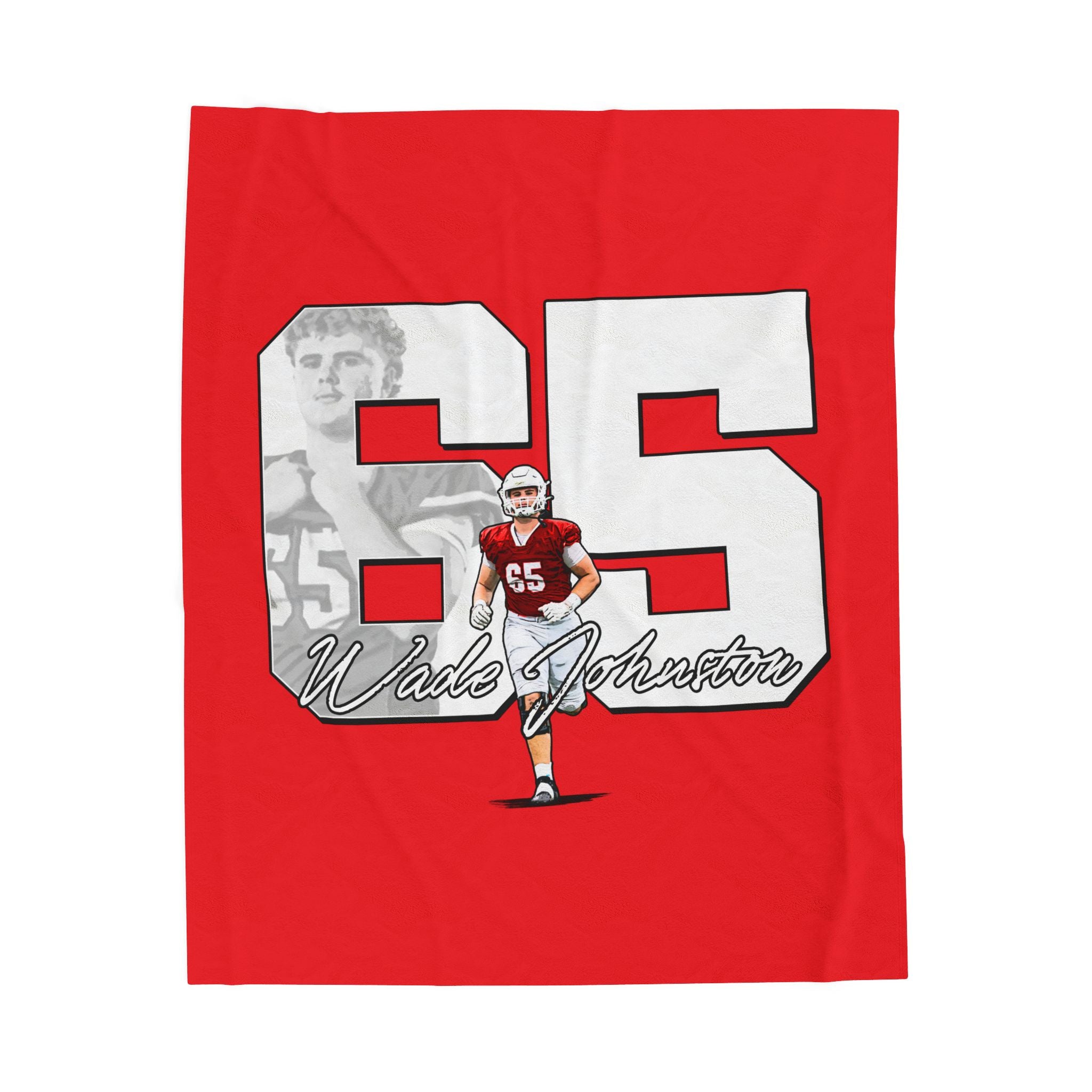 Wade Johnston Velveteen Plush Blanket