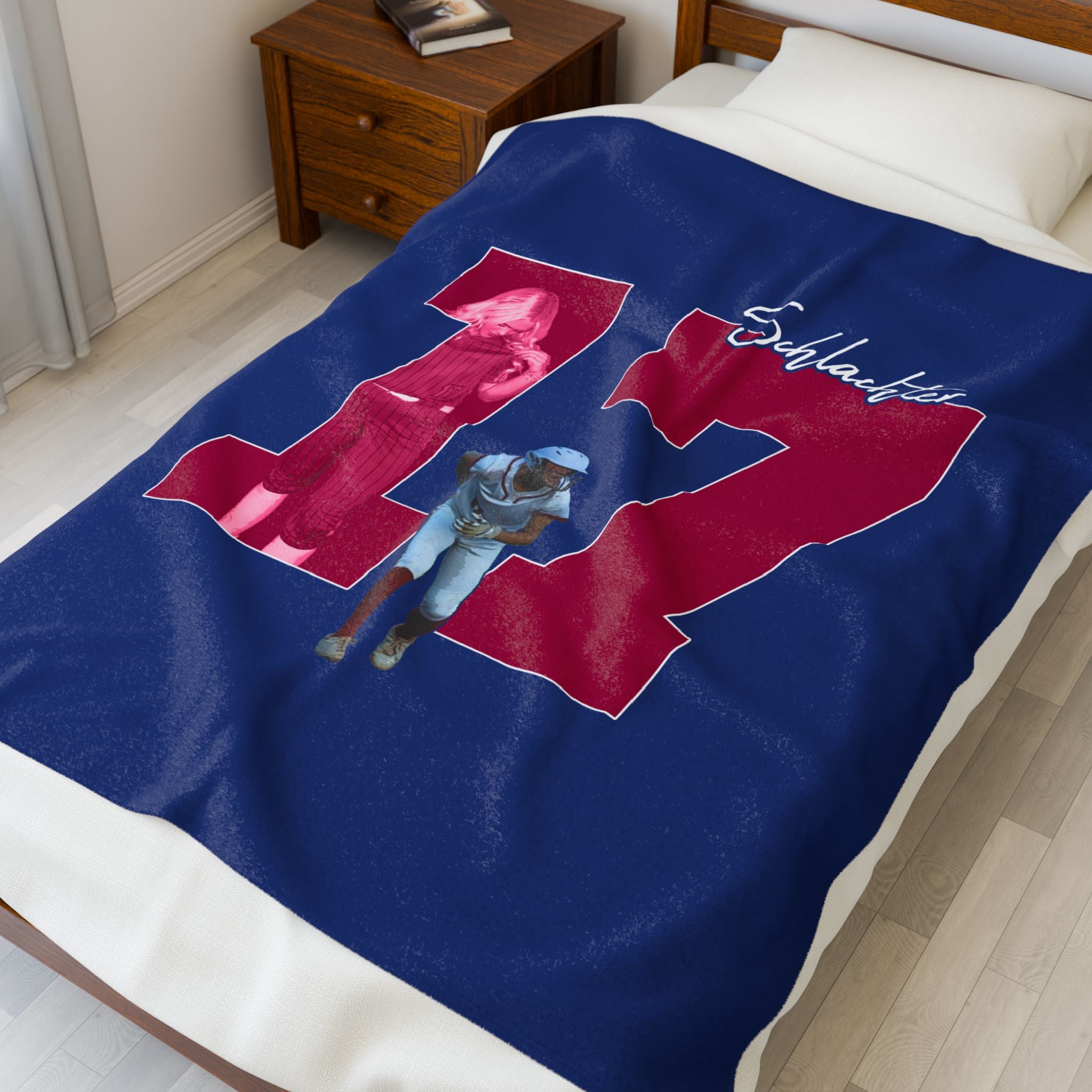 Hannah Schlachter Velveteen Plush Blanket
