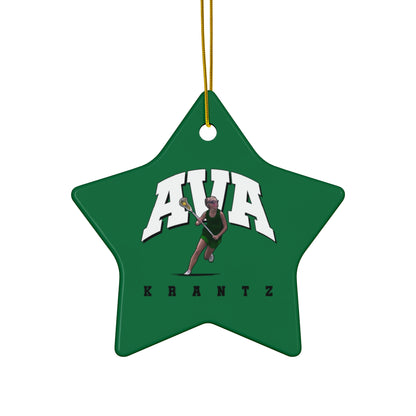Ava Krantz Ceramic Ornament