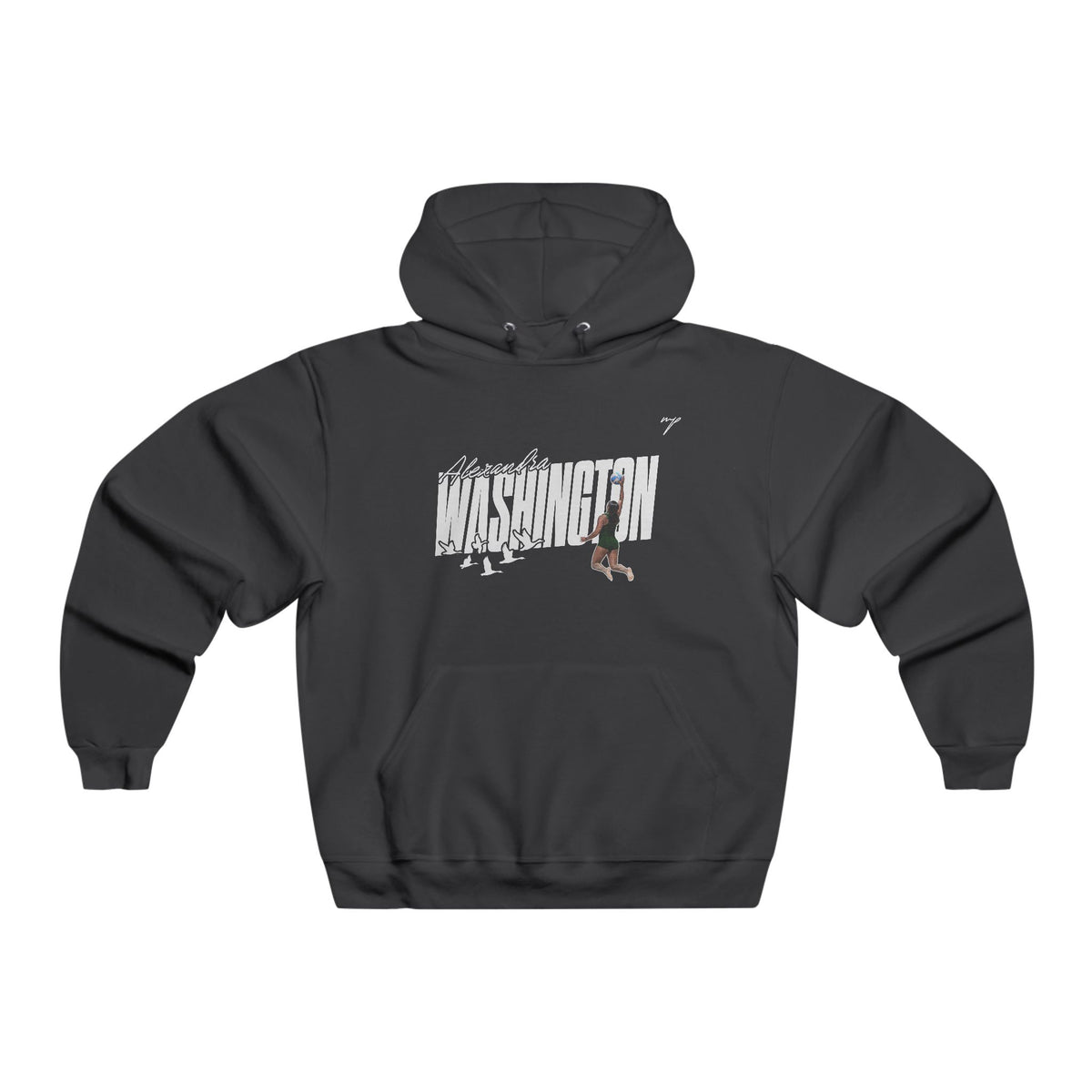Alexandra Washington Vintage Hoodie (Front + Back)