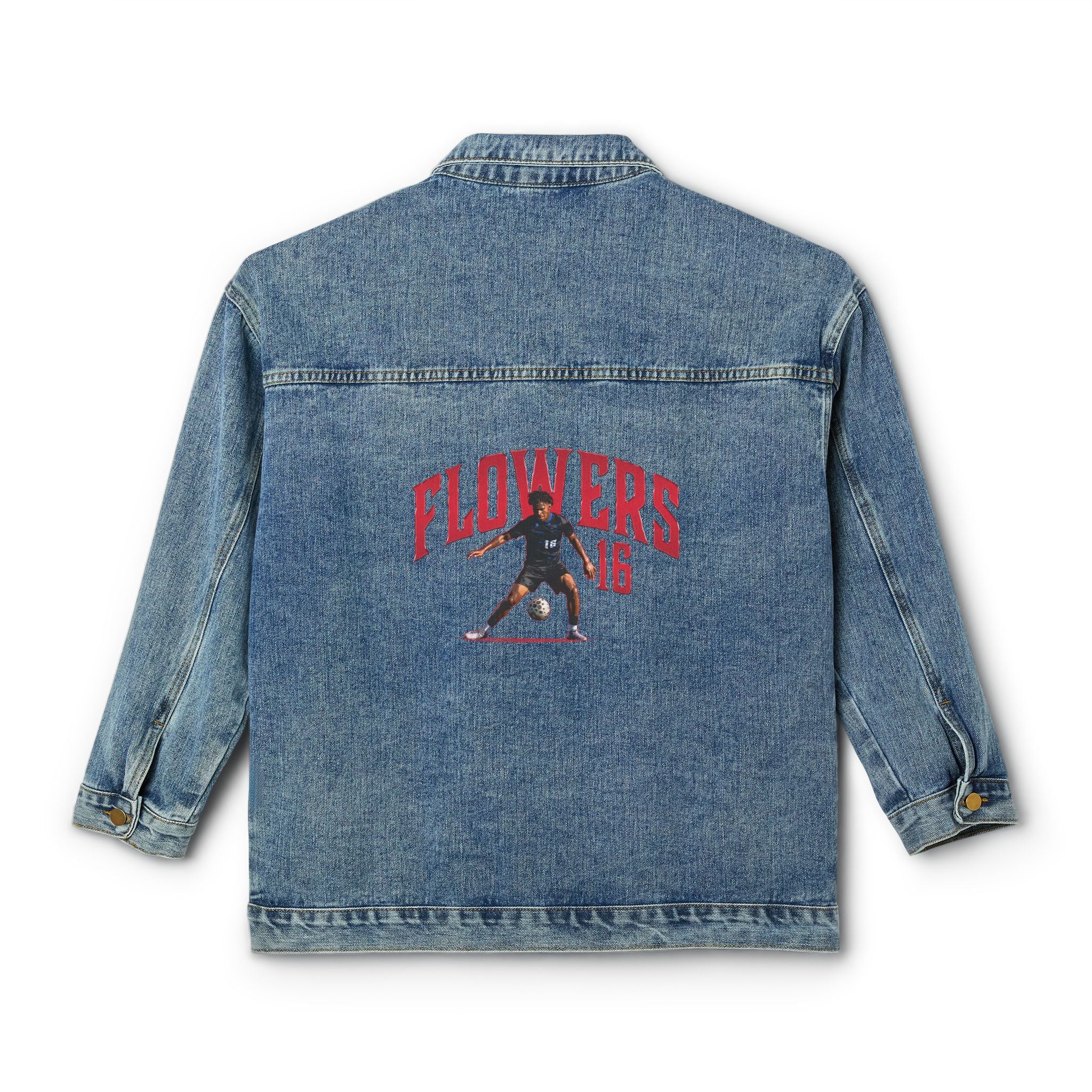 Tyler Flowers Denim Jacket