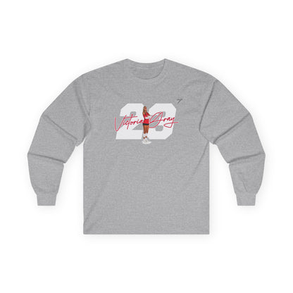 Victoria Gray Long Sleeve Tee