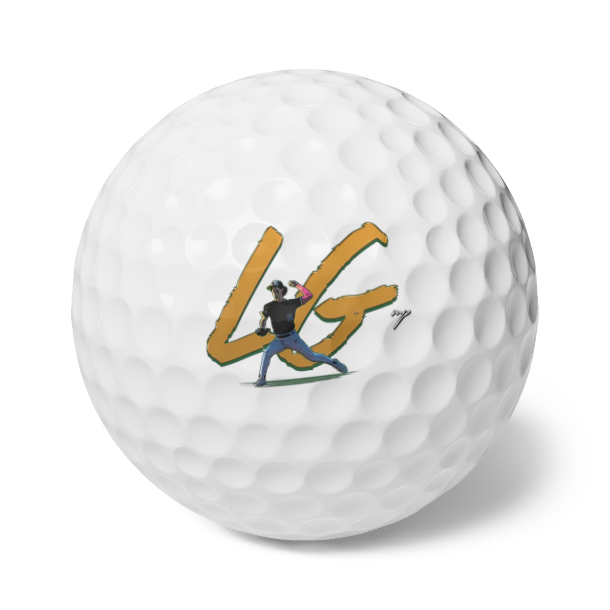 Logan Gruber Golf Balls, 6pc