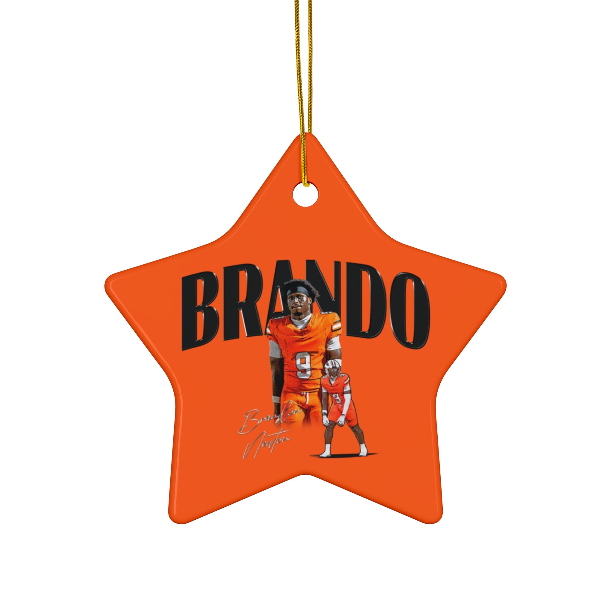 Brandon Newton Ceramic Ornament