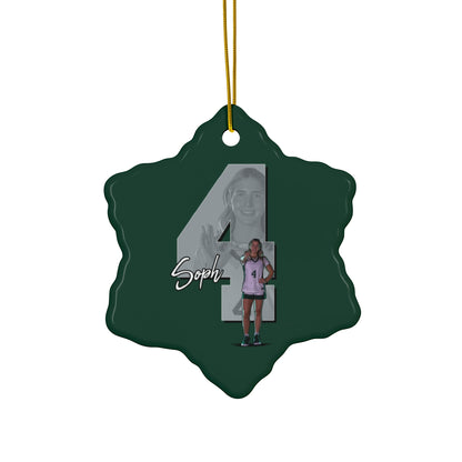 Sophie Buzzard Ceramic Ornament
