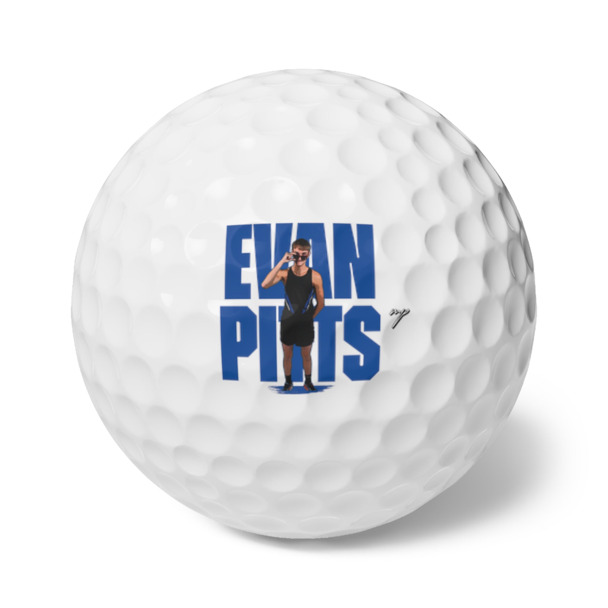Evan Pitts Golf Balls, 6pc